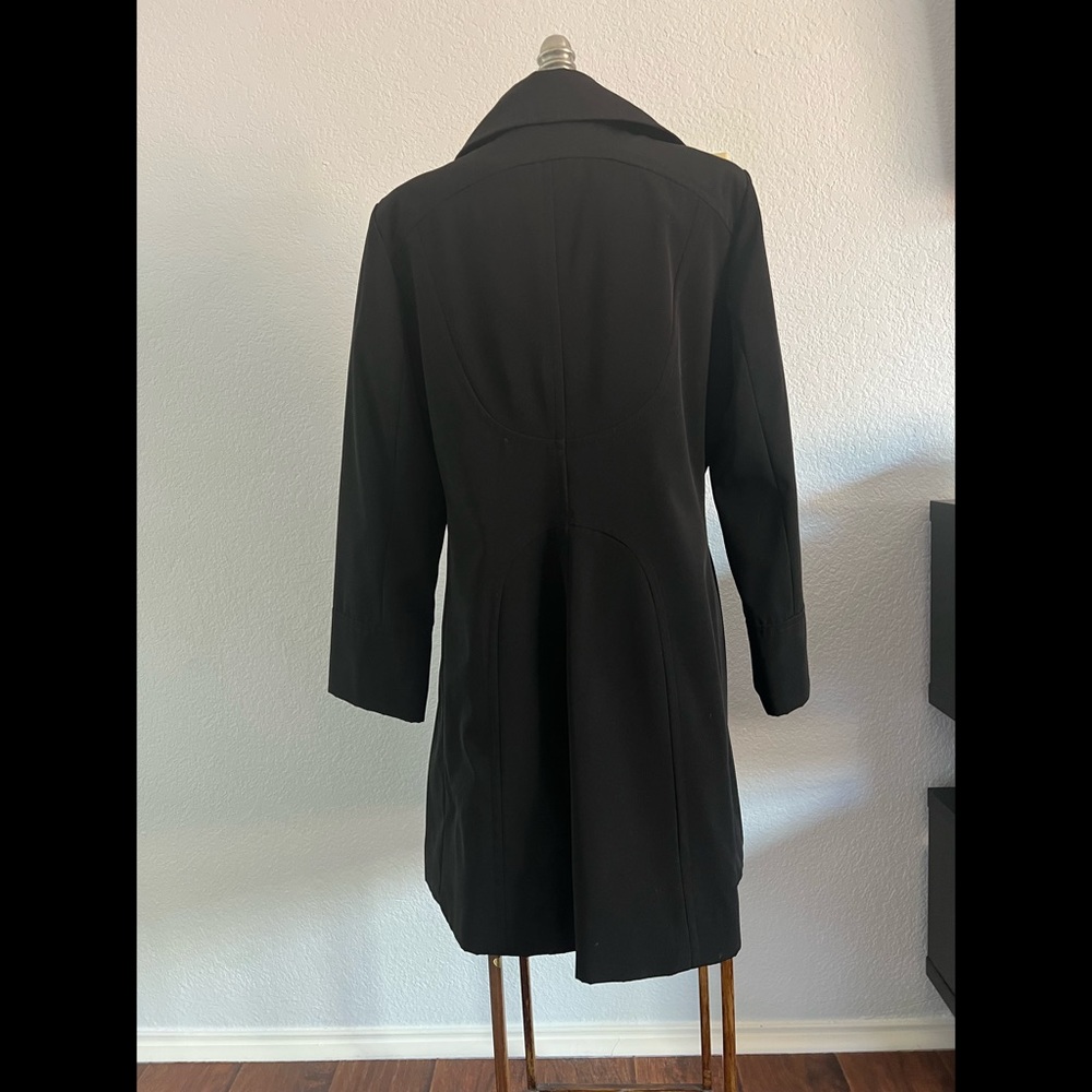 Black Trench Coat - Picture 3 of 6